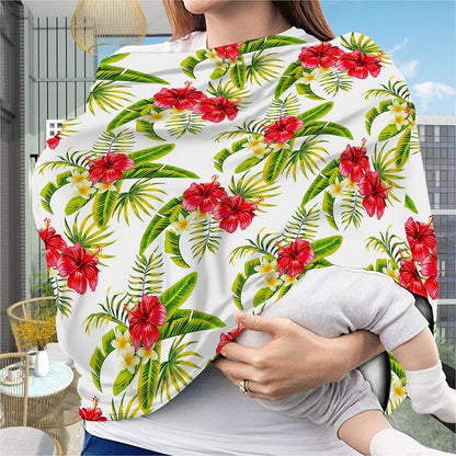 Aloha Hibiscus Tropical Pattern Print Baby Seat Cover