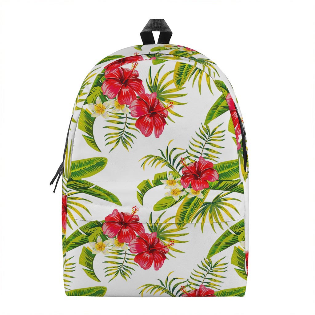 Aloha Hibiscus Tropical Pattern Print Backpack