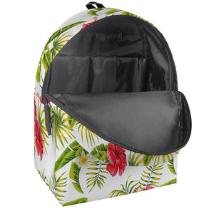 Aloha Hibiscus Tropical Pattern Print Backpack