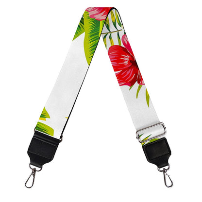 Aloha Hibiscus Tropical Pattern Print Bag Strap