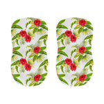 Aloha Hibiscus Tropical Pattern Print Bar Stool Covers