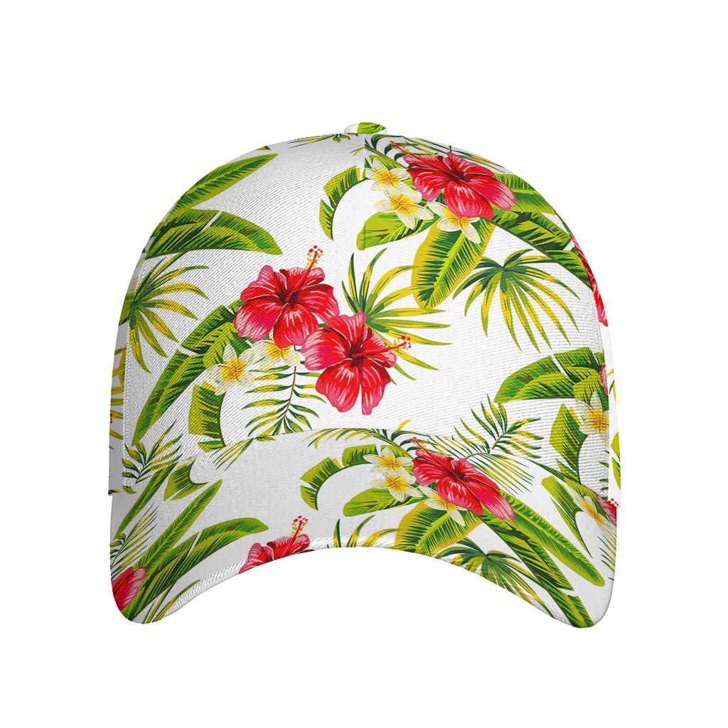 Aloha Hibiscus Tropical Pattern Print Baseball Cap
