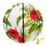 Aloha Hibiscus Tropical Pattern Print Basketball