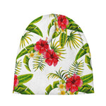 Aloha Hibiscus Tropical Pattern Print Beanie