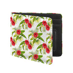 Aloha Hibiscus Tropical Pattern Print Bifold Wallet