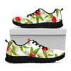 Aloha Hibiscus Tropical Pattern Print Black Running Shoes