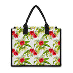Aloha Hibiscus Tropical Pattern Print Canvas Tote Bag
