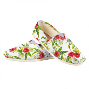 Aloha Hibiscus Tropical Pattern Print Casual Shoes