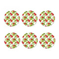 Aloha Hibiscus Tropical Pattern Print Coaster Set