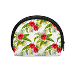 Aloha Hibiscus Tropical Pattern Print Coin Purse