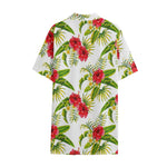 Aloha Hibiscus Tropical Pattern Print Cotton Hawaiian Shirt