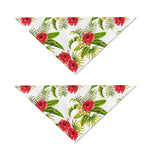 Aloha Hibiscus Tropical Pattern Print Dog Bandana