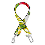 Aloha Hibiscus Tropical Pattern Print Dog Seat Belt