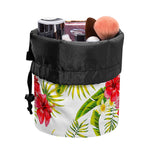 Aloha Hibiscus Tropical Pattern Print Drawstring Makeup Bag
