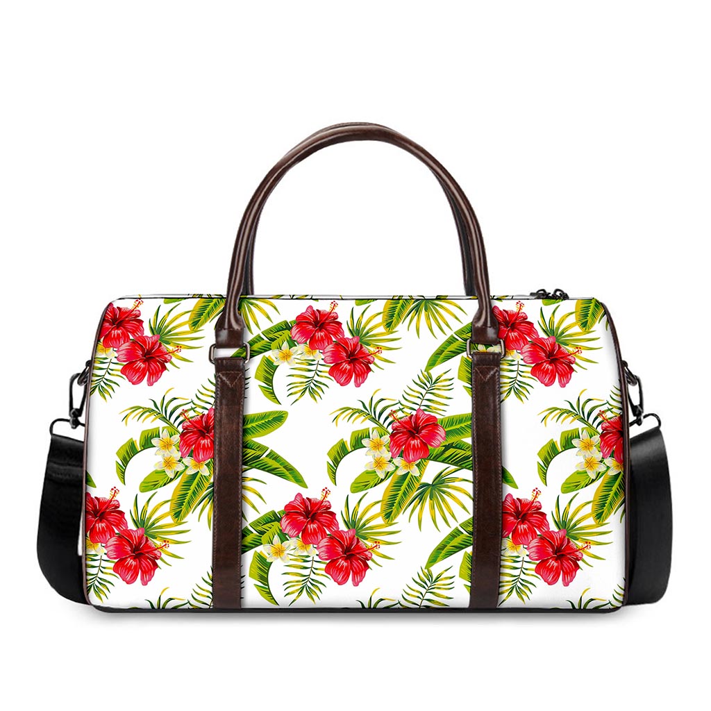 Aloha Hibiscus Tropical Pattern Print Duffle Bag
