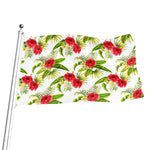 Aloha Hibiscus Tropical Pattern Print Flag