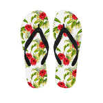 Aloha Hibiscus Tropical Pattern Print Flip Flops