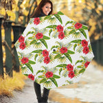 Aloha Hibiscus Tropical Pattern Print Foldable Umbrella