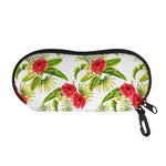 Aloha Hibiscus Tropical Pattern Print Glasses Case