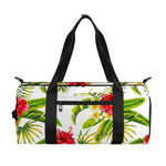 Aloha Hibiscus Tropical Pattern Print Gym Bag