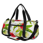 Aloha Hibiscus Tropical Pattern Print Gym Bag