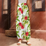 Aloha Hibiscus Tropical Pattern Print Harem Pants