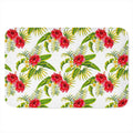 Aloha Hibiscus Tropical Pattern Print Indoor Door Mat