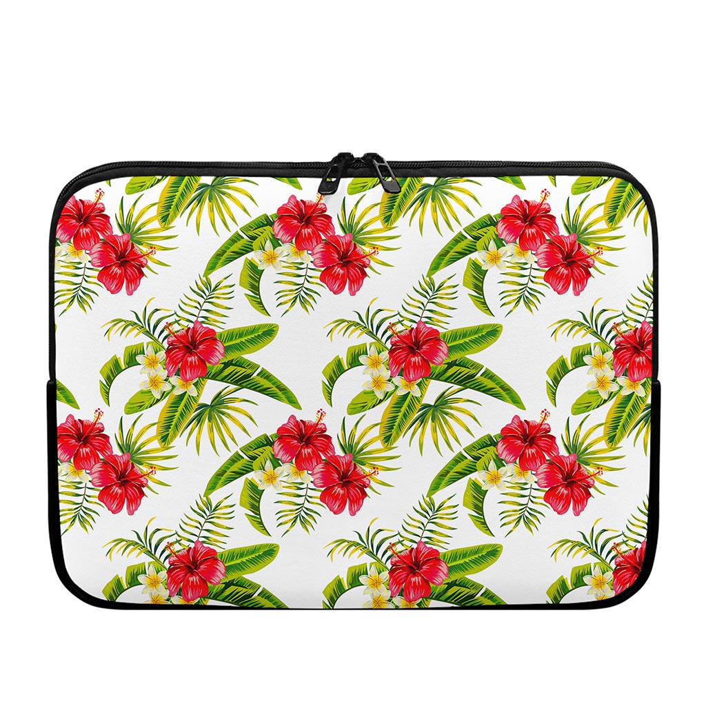 Aloha Hibiscus Tropical Pattern Print Laptop Sleeve