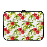 Aloha Hibiscus Tropical Pattern Print Laptop Sleeve