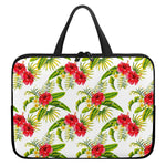 Aloha Hibiscus Tropical Pattern Print Laptop Sleeve With Handle