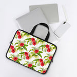 Aloha Hibiscus Tropical Pattern Print Laptop Sleeve With Handle