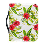 Aloha Hibiscus Tropical Pattern Print Leather Bible Cover
