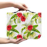 Aloha Hibiscus Tropical Pattern Print Leather Bible Cover