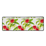 Aloha Hibiscus Tropical Pattern Print Long Kitchen Mat