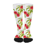 Aloha Hibiscus Tropical Pattern Print Long Socks