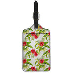 Aloha Hibiscus Tropical Pattern Print Luggage Tag