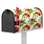 Aloha Hibiscus Tropical Pattern Print Mailbox Cover
