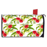 Aloha Hibiscus Tropical Pattern Print Mailbox Cover