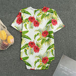 Aloha Hibiscus Tropical Pattern Print Men's Bodysuit