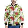 Aloha Hibiscus Tropical Pattern Print Men's Bomber Jacket