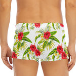 Aloha Hibiscus Tropical Pattern Print Men's Short Boxer Briefs