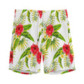 Aloha Hibiscus Tropical Pattern Print Men's Athletic Shorts