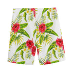 Aloha Hibiscus Tropical Pattern Print Men's Sports Shorts
