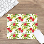 Aloha Hibiscus Tropical Pattern Print Mouse Pad