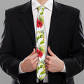 Aloha Hibiscus Tropical Pattern Print Necktie