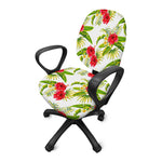 Aloha Hibiscus Tropical Pattern Print Office Chair Cover