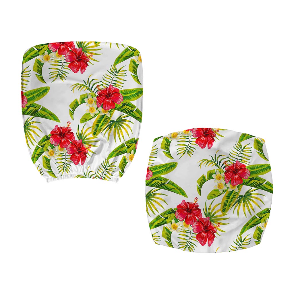 Aloha Hibiscus Tropical Pattern Print Office Chair Cover