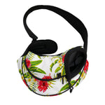 Aloha Hibiscus Tropical Pattern Print Pet Sling Carrier