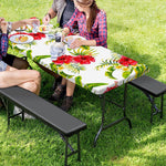 Aloha Hibiscus Tropical Pattern Print Picnic Table Cover
