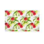 Aloha Hibiscus Tropical Pattern Print Polyester Flag